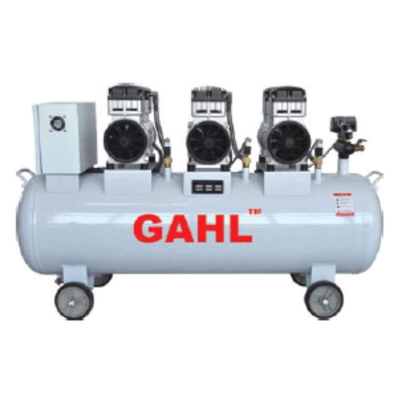 Gahl GA1100-3-180L 4.5HP White Oil Free Air Compressor with Electromagnetic Valve