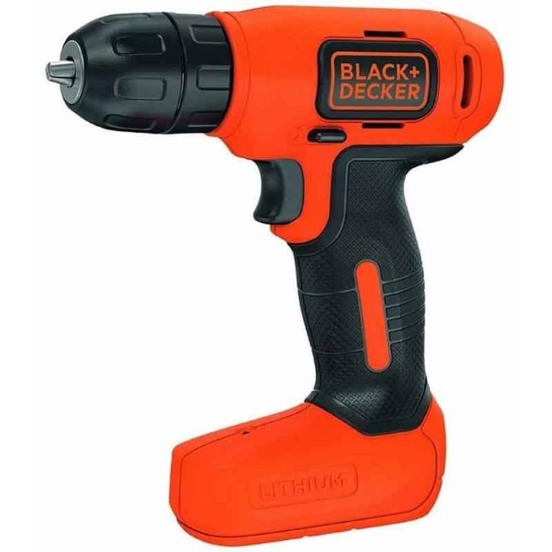 Black+Decker 14 Pieces 7.2V Li-Ion Orange Cordless Drill Kit, BDCD8GPA