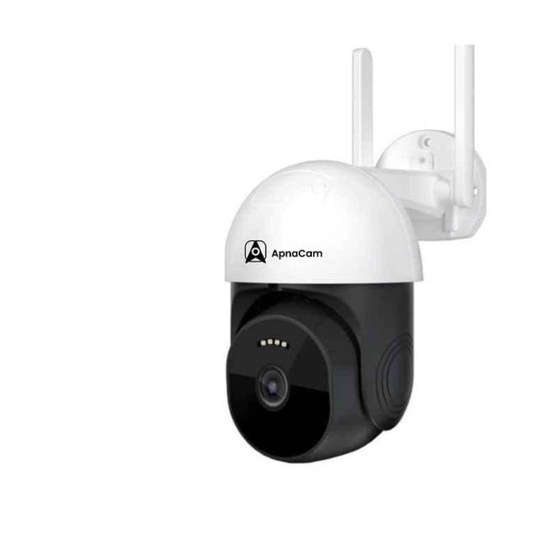 ApnaCam 3MP 4G PTZ Sim Supported IP66 Weatherproof Camera with 360 deg Rotation, Two- Way Audio, Full Color Night Vision & SD Card Recording