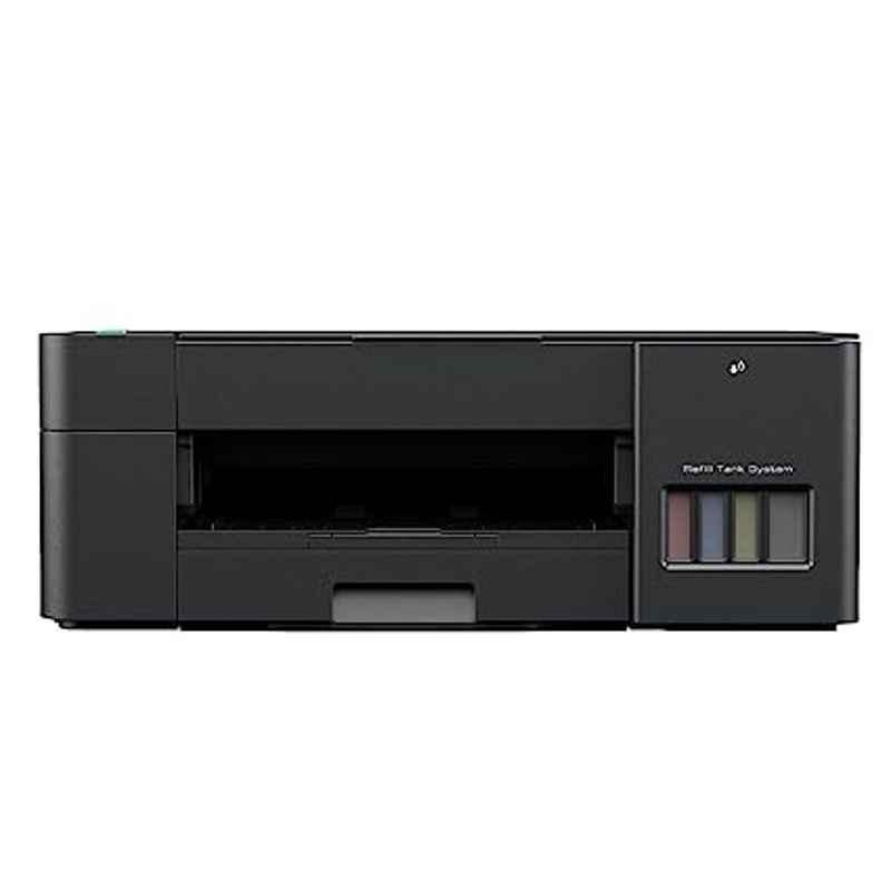 Brother DCP-T220 All-in-One Color Ink Tank Printer, USB, Low Cost Printer for Home Use,  28ppm Mono and 11ppm Color, Black