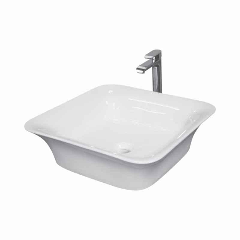 Uken LOVINO 30x20x15cm Ceramic White Table Top Wash Basin