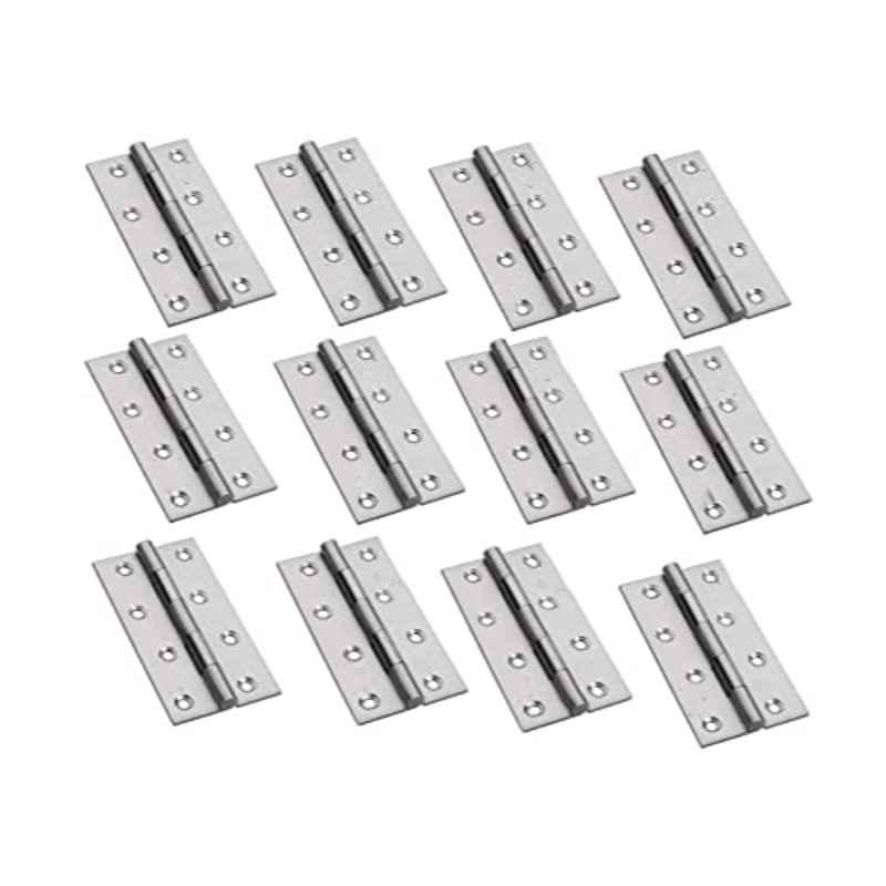 Jovial Lacier 5 inch 14G Stainless Steel Satin Matt Finish Door & Window Butt Hinges (Pack of 12)