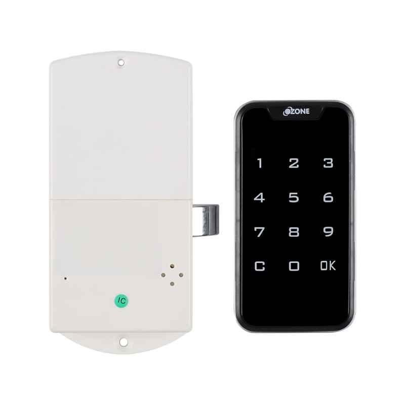 Ozone OZFL-201-Life PW ABS & Polypropylene Black Electronic Digital Furniture Lock