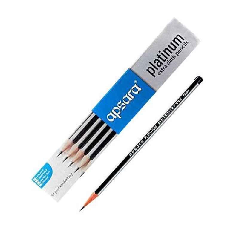 Apsara Platinum Extra Dark Pencil, MP500A101 (Pack of 500)