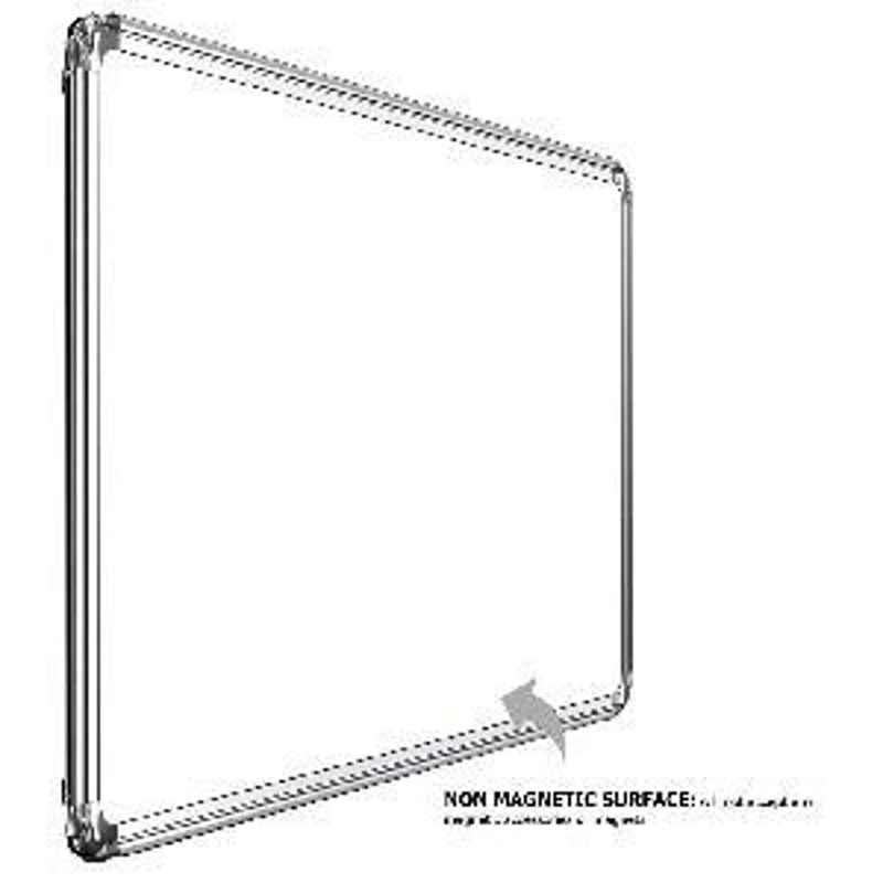 Nechams White Board Non Magnetic Prima series 3ftx2ft WBNMUF