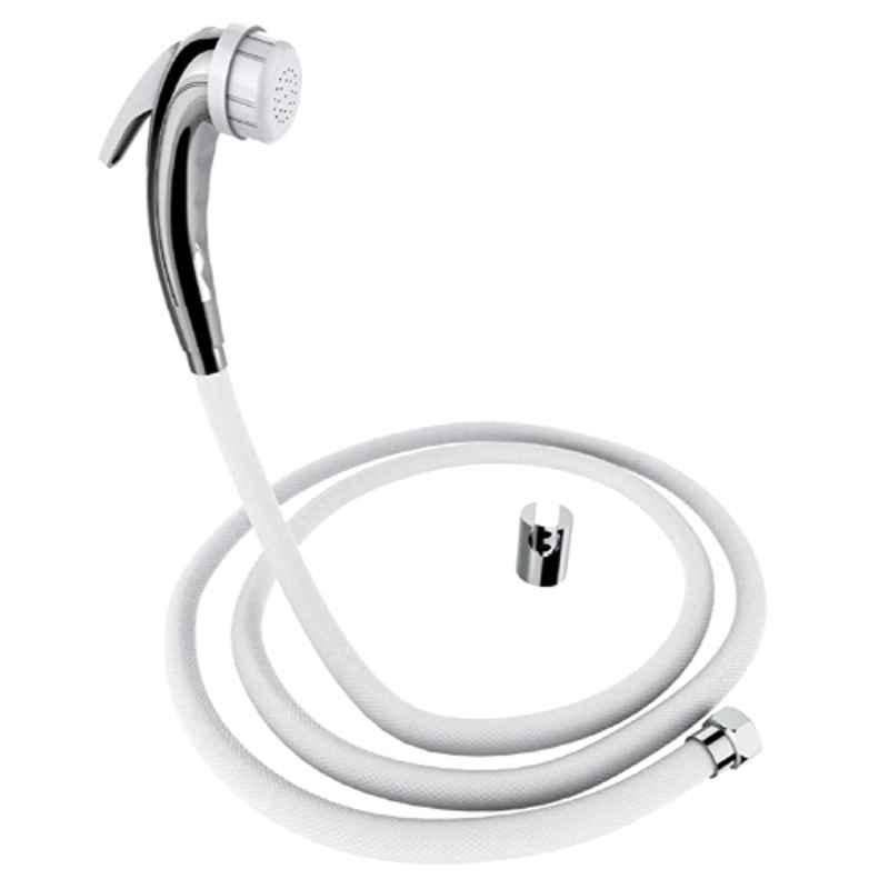 Biut 15mm ABS Health Chrome Finish Faucet with 1m Nylon Braided Tube, HF-5113