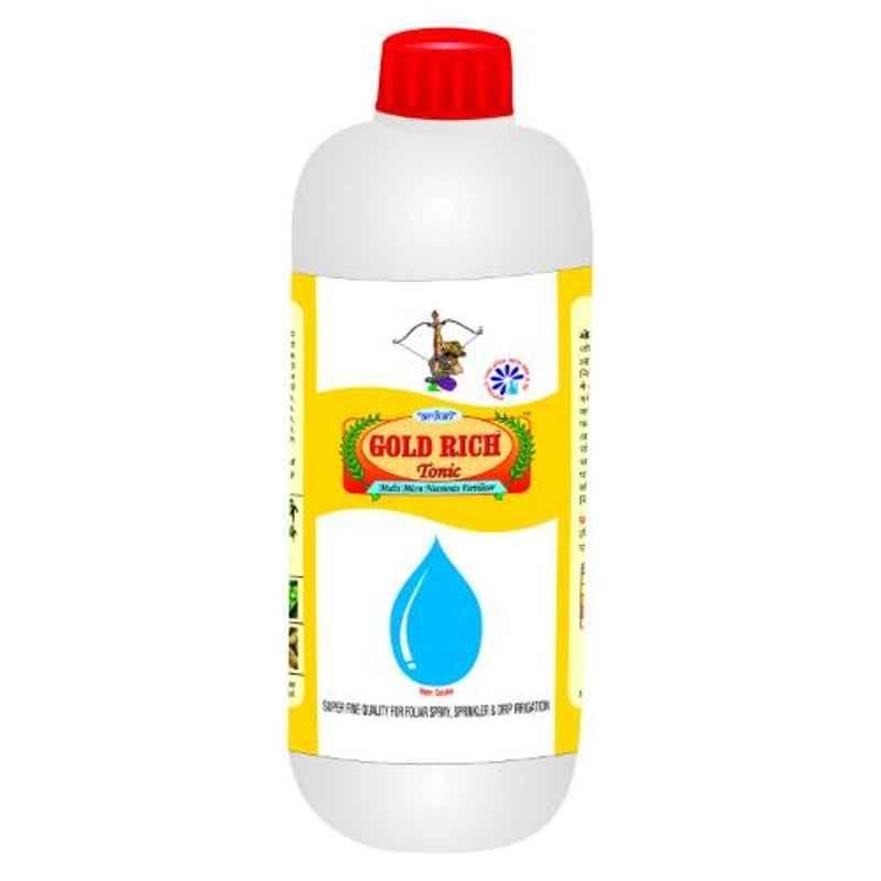 Agricare Gold Rich Tonic 1L Multi Micronutrients Liquid with NPK Values