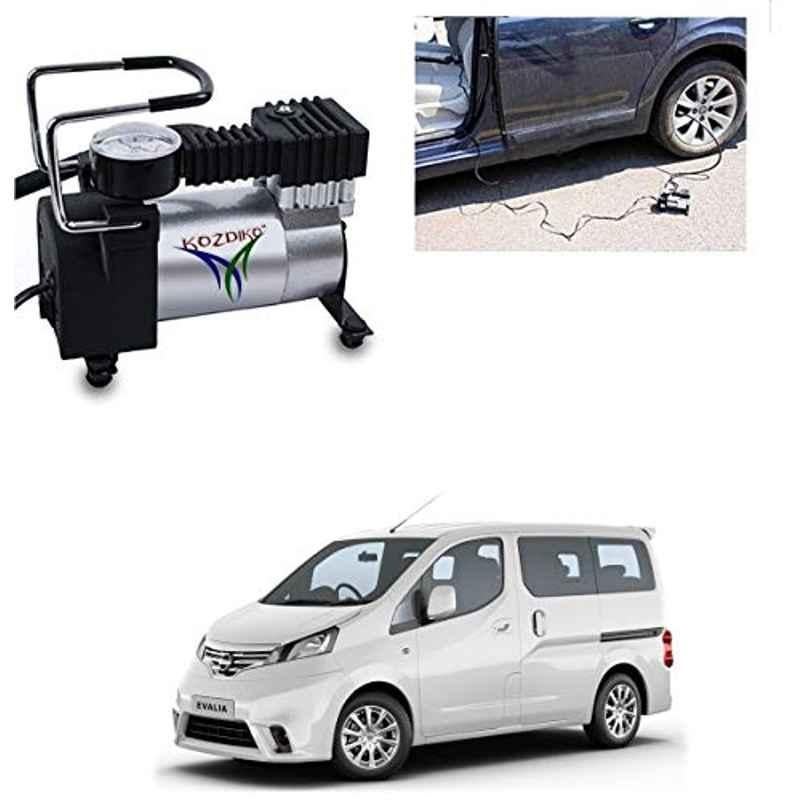 Kozdiko 12V DC Heavy Duty Metal Tyre Inflator for Nissan Evalia, Tyre_Inflator_D59