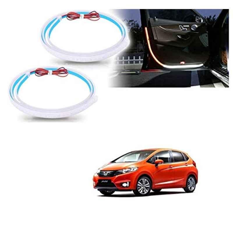 Kozdiko 2 Pcs 120cm Car Door Opening Warning LED Strips Safety Light Set for Honda New Jazz