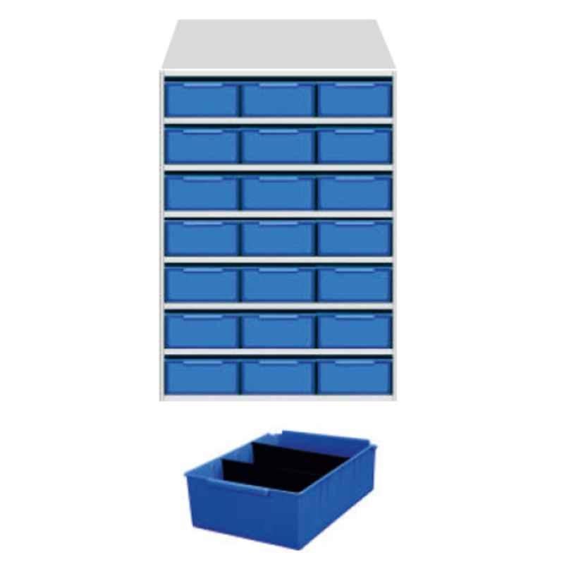 Universal 560kg 8 Shelves Steel & Plastic Light Grey Storage Rack, UMASU10