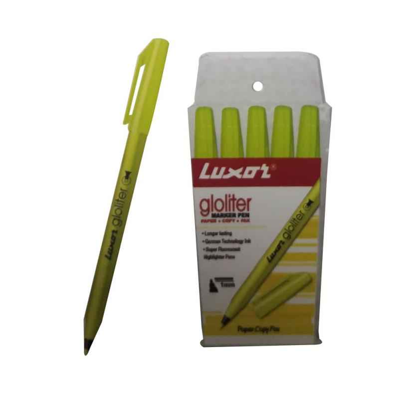 Luxor Fluorescent Yellow Gloliter Pen, 521