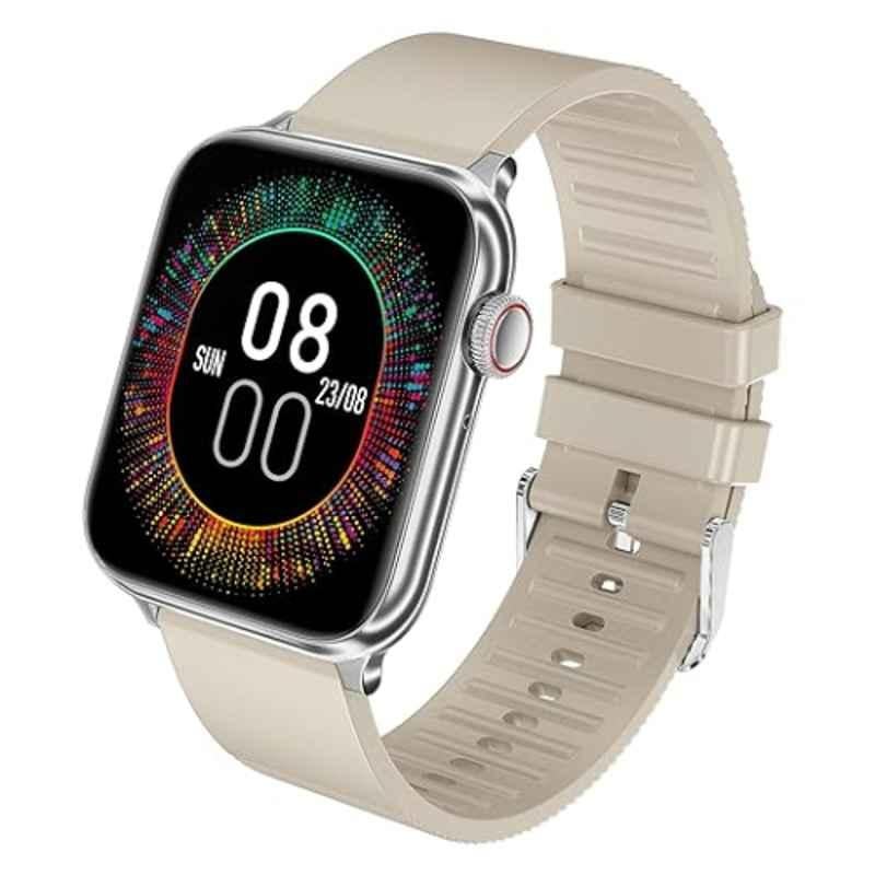 IZI Prime Plus 1.78 inch Starlight Gold AMOLED Smart Watch with Always On Display, Bluetooth Calling, DIY Watch Face, AI Voice, SPO2, BP, Heart Rate, Sports Mode & 60Hz Refresh Rate