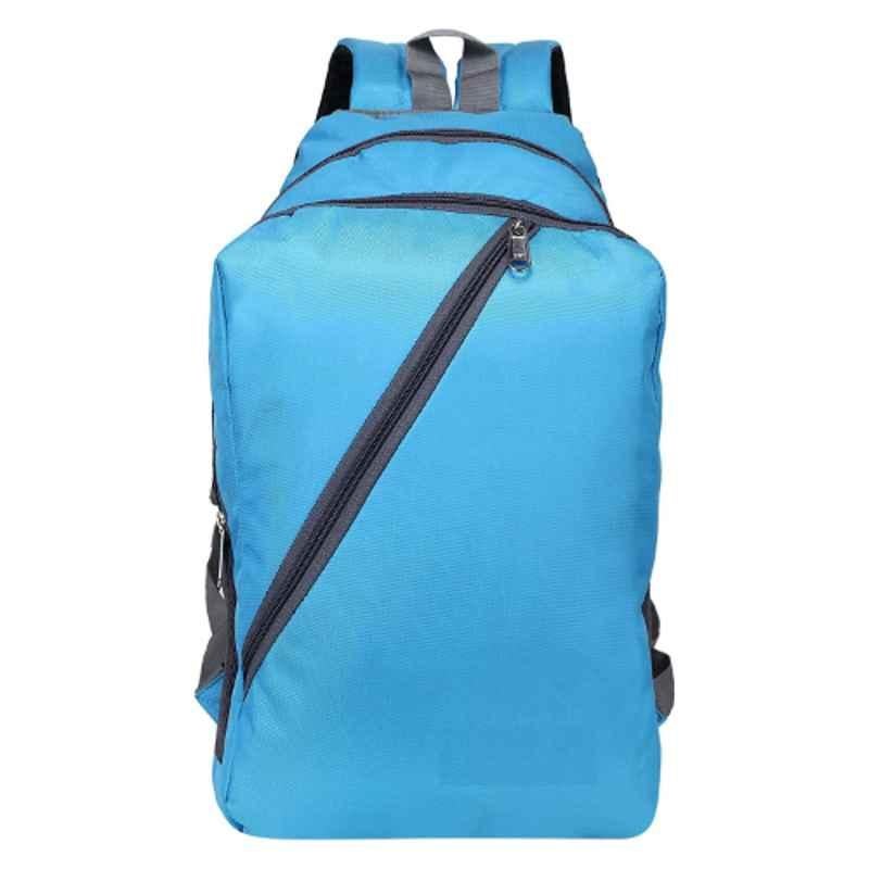 Barcelona 21L Polyester Firozi Casual Travel Backpack