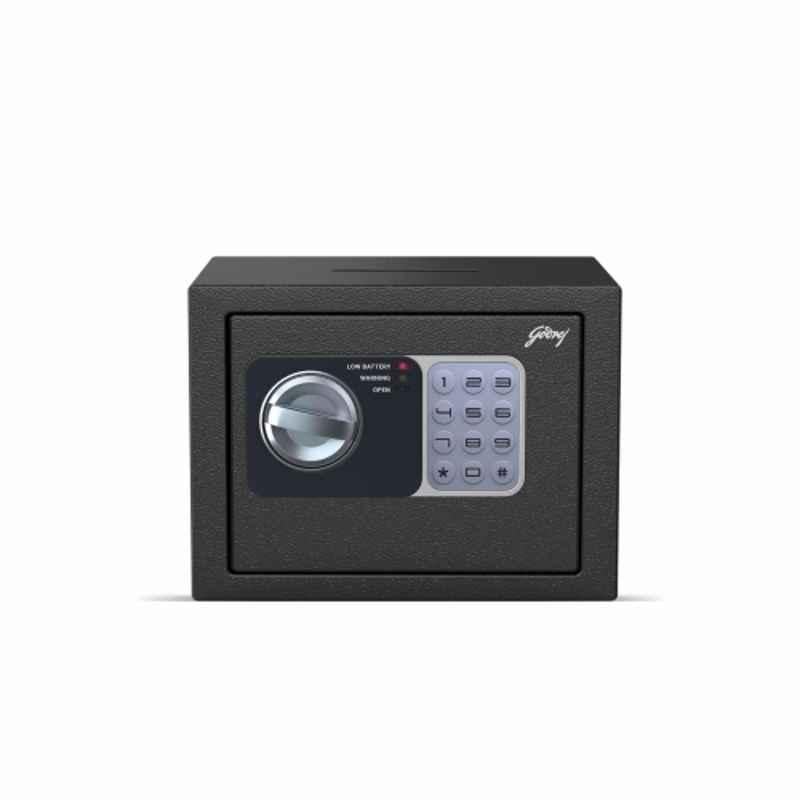 Godrej Dream Box GS 4.5 Liters Black Electronic Digital Safe Locker with Automatic Freeze, Low Battery Indicator & Master Password (Tijori)