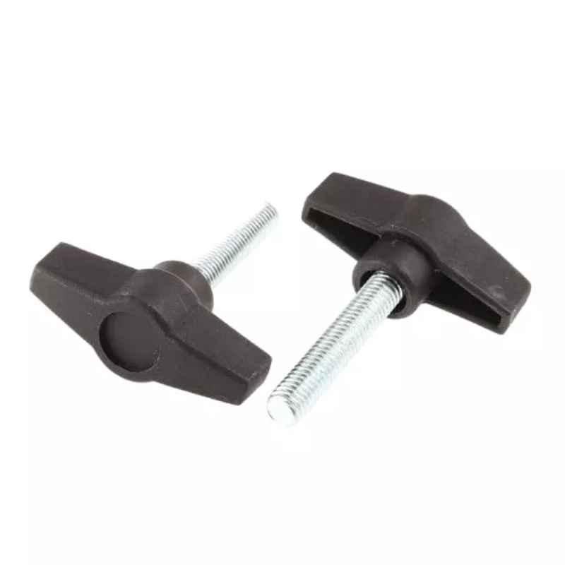 RS Pro M8 Black Wing Clamping Knob, 169317