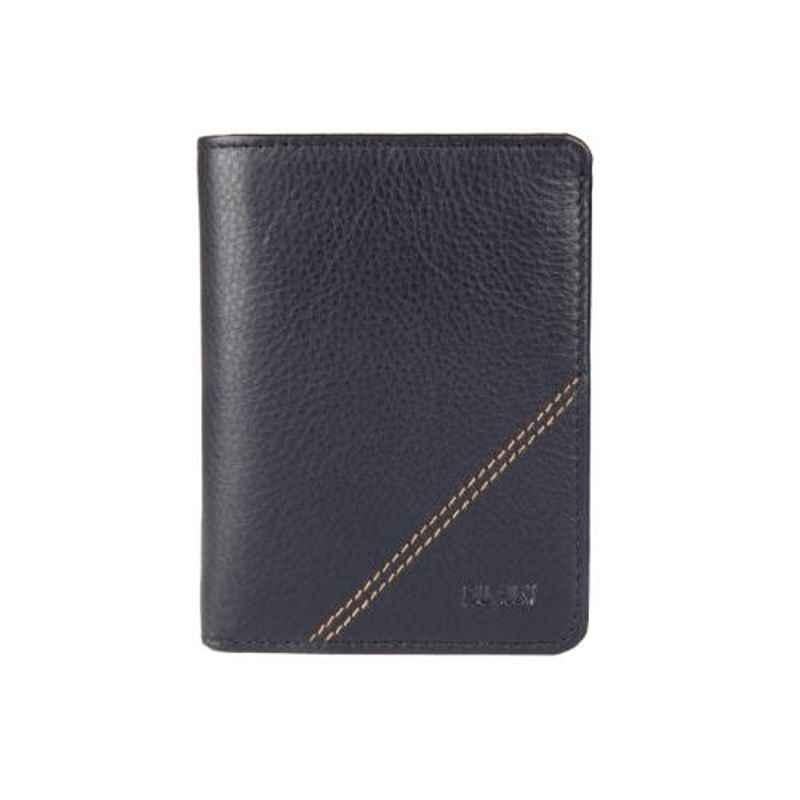 Elan Classic 8x1.5x10.5cm 8 Slot Blue Leather Horizontal Card Holder, ECCH-9622-BU