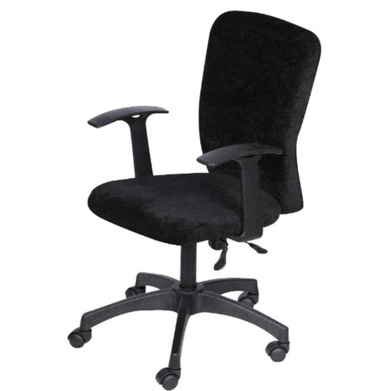 Heikin Fabric Black xxlarge Back Ergonomic Office Chair for Work from Home & Study, HE-00075