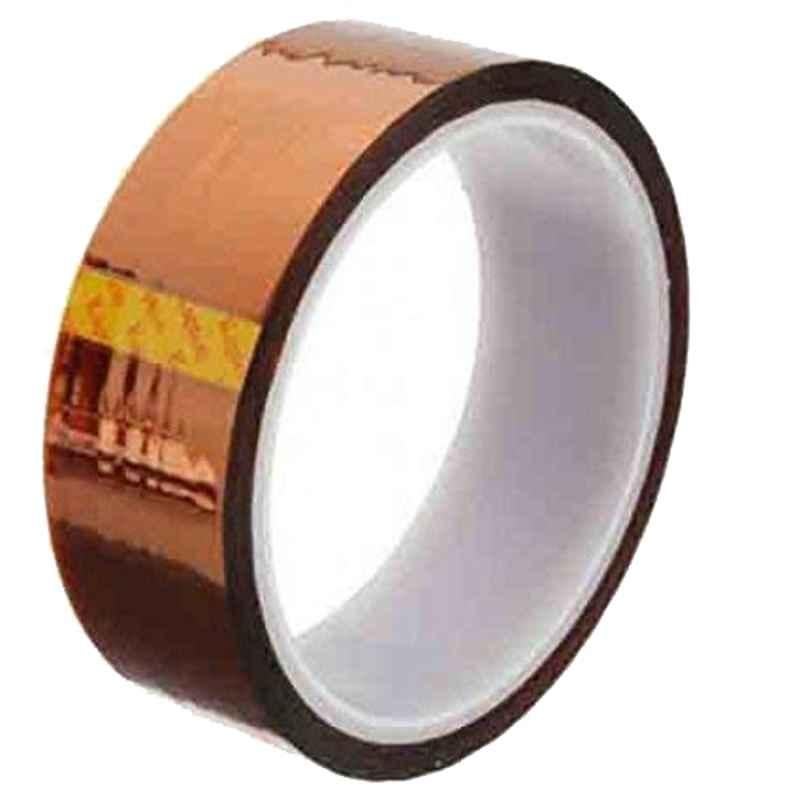 Aadvay 30mm 100ft Polyimide & Silicone Tawny High Temperature Heat Resistant Adhesive Tape