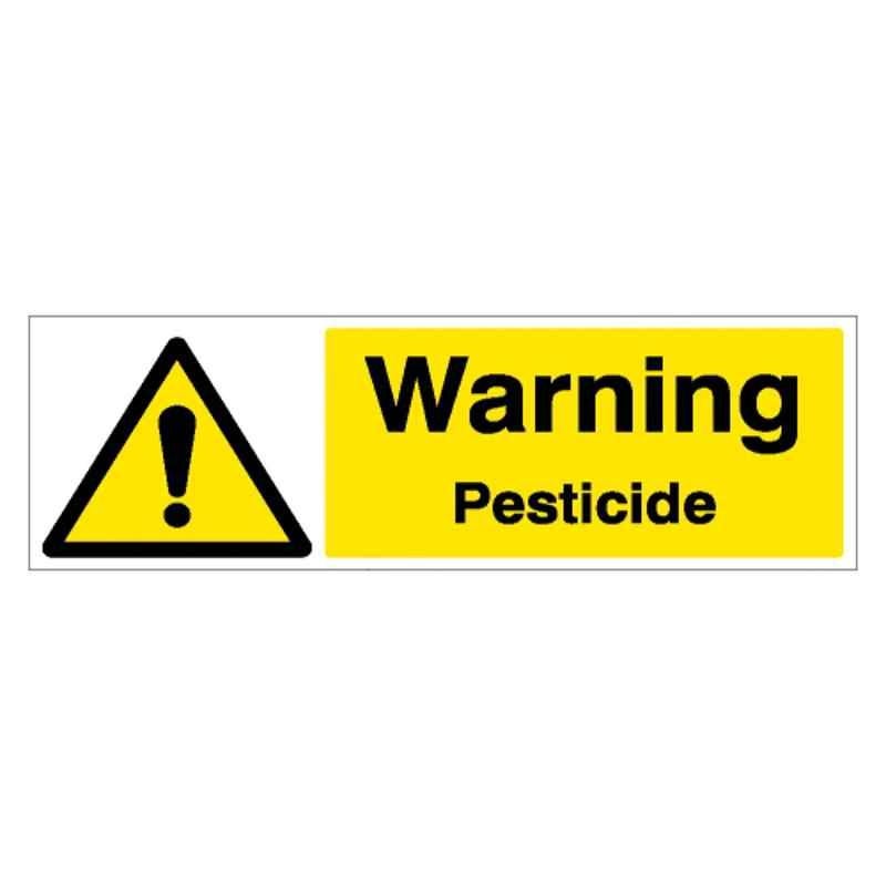 SUNSIGNS 450x150mm Vinyl Warning Pesticide Signage, SN0081VNLOTHPIXAL