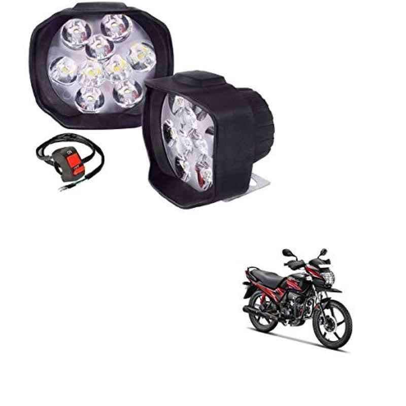 Kozdiko 2 Pcs Sheen 15W 9 LED 6000k Transformer Bumble Bee Style LED Fog Light Set for Hero Passion Pro TR, koz_81256
