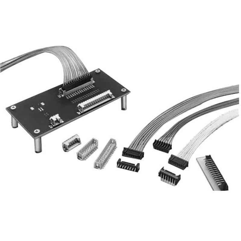 Hirose 2mm R/A PIN HDR 5P SMT Gold Header & Wire Housing, DF3EA-5P-2H(51)