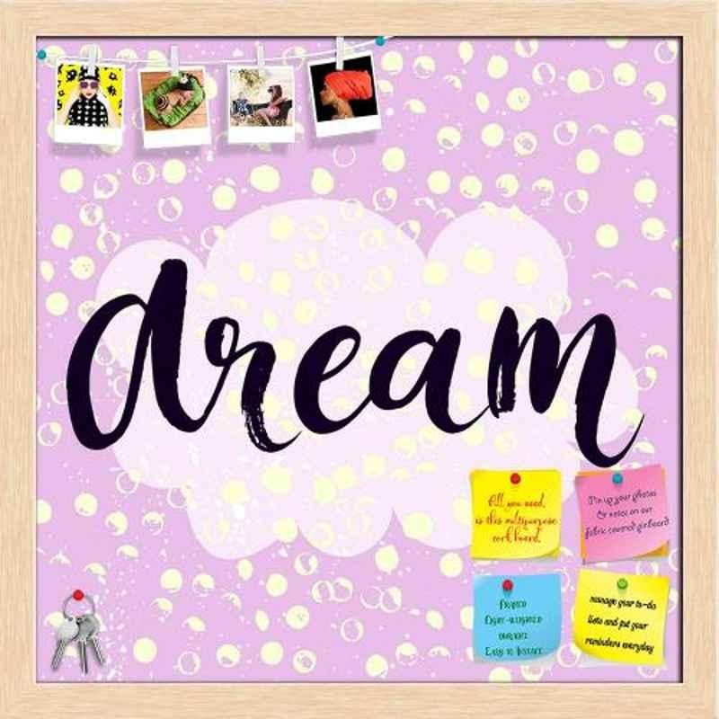 ArtzFolio 61x61x1cm Natural Brown Printed Bulletin Notice Pin Soft Board, AZSAO44652839BLB_FR_L_04_NB
