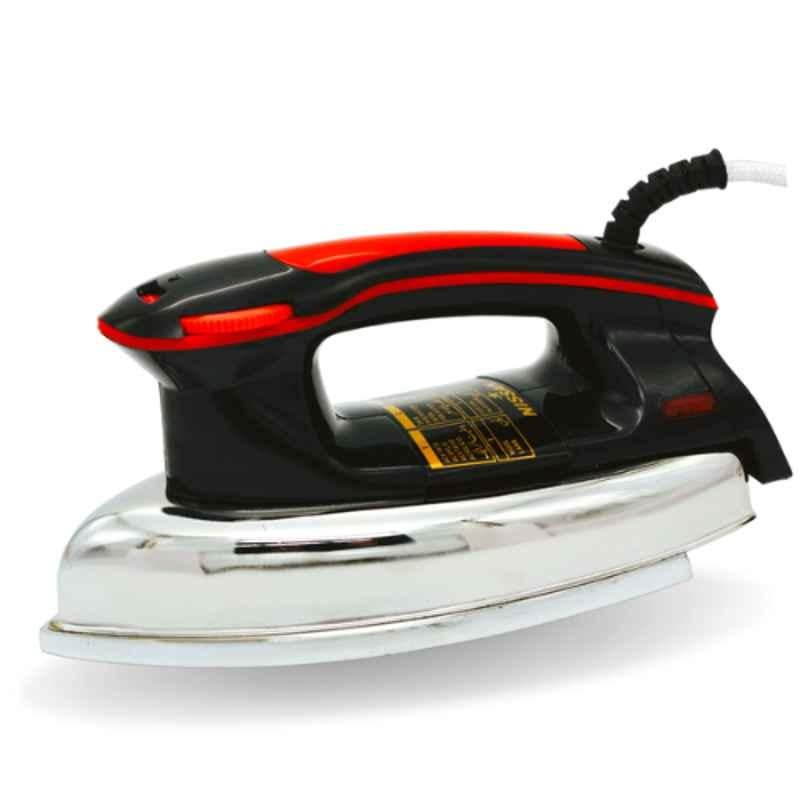 Nissan 750W Plastic Red & Black Automatic Dry Iron, NS002-1 (Pack of 3)