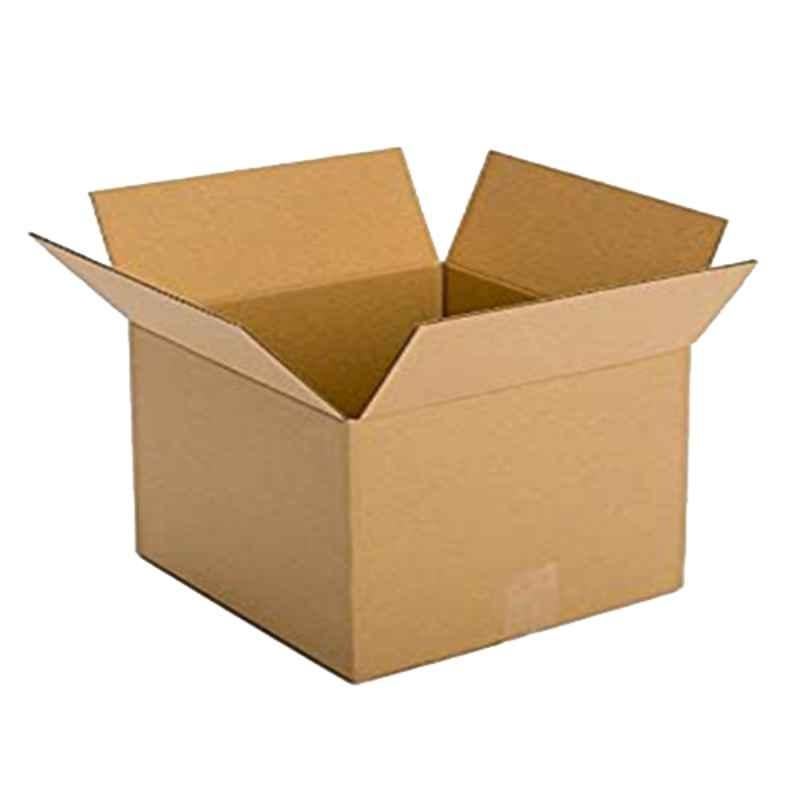 Spillbox 12x12x7 inch 3 Ply Corrugated Carton Box, BOX-2201 (Pack of 10)