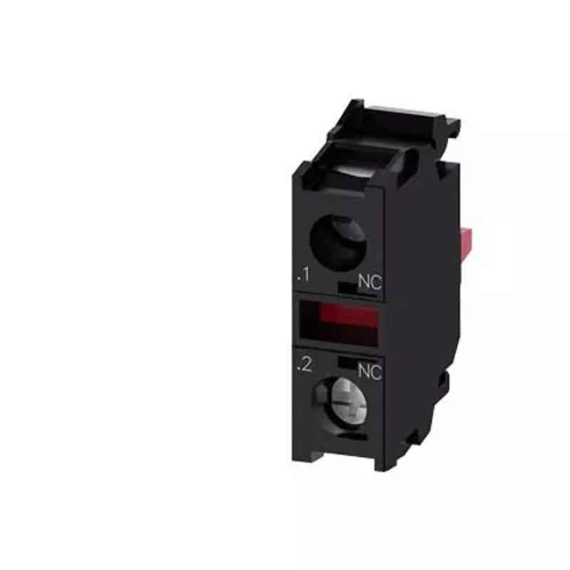 Siemens 3SU1400-1AA10-1CA0 1NC Contact Module Front Plate Mounting