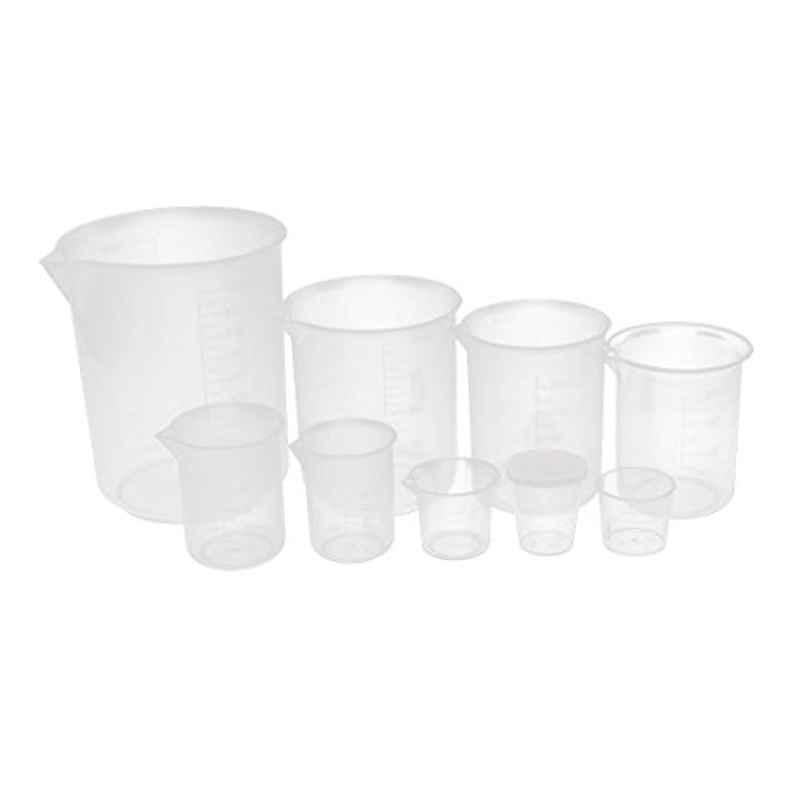WKM 9 Pcs Plastic Measurement Spout Container Set, KT192CO