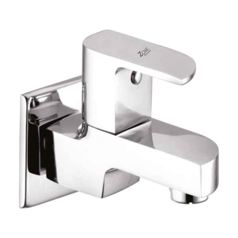 Zoie Olive Brass Silver Chrome Finish Bib Cock, Z21002