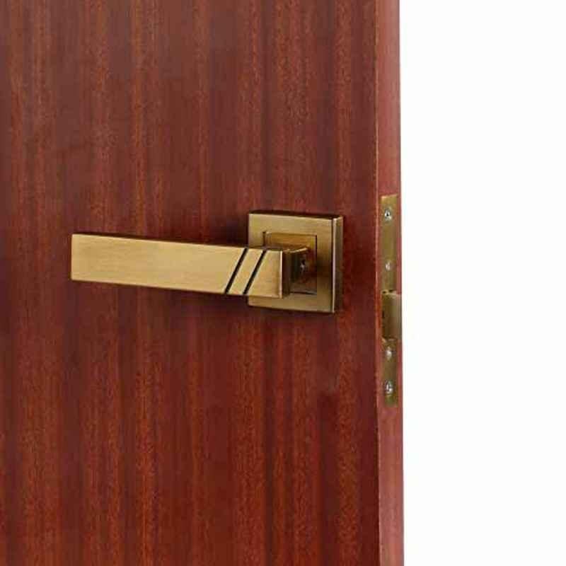 Homexpert Sierra Stainless Steel Antique Brass Finish Heavy Duty Mortise Door Lock Set with Bolt
