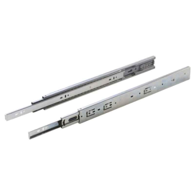 Ebco 400mm Stainless Steel Sleek Telescopic Soft Close Drawer Slides, STDS40-I-35-SC (Pack of 2)