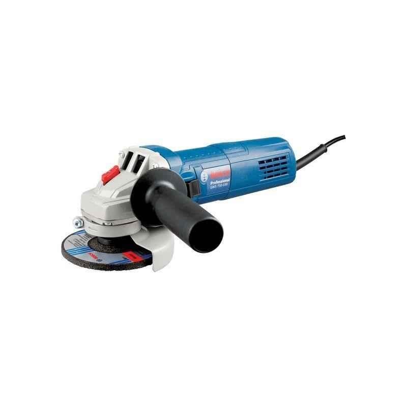 Bosch 100mm 750W Professional Angle Grinder with 3 Wheels, GWS 750-100
