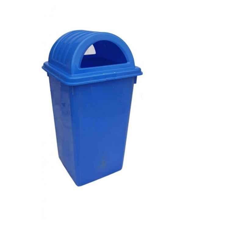 Wellsure Healthcare 20L PVC Plastic Blue Waste Bin with Closed Lid, WSH-1511