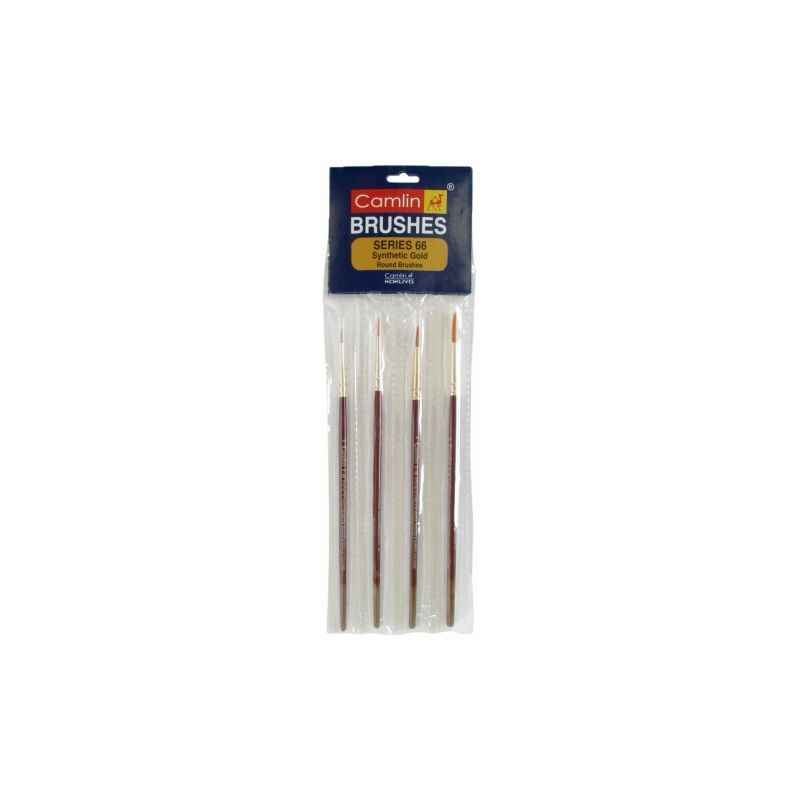 Camlin Series 66 Round Synthetic Gold Paint Brush, 2066762