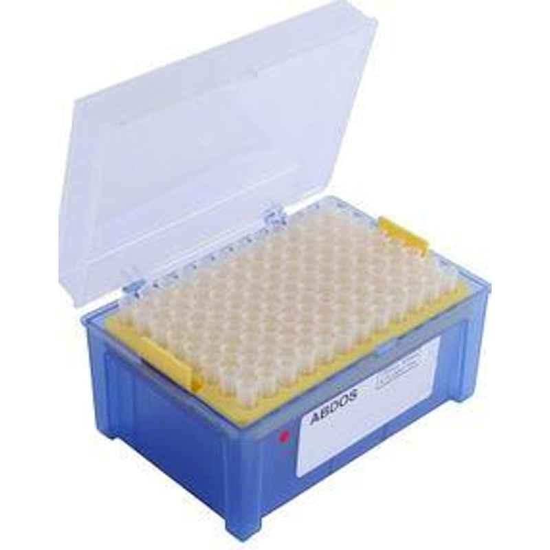 Abdos 960Pcs 2-200Î¼l Yellow Pipette Tips with Racked & Ultra Point Tip Orifice, P10107