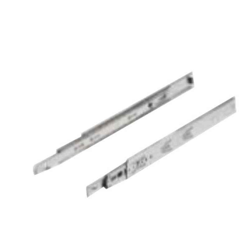 Hettich KA5632 2 Pcs 400mm Zinc Coated Telescopic Channel Drawer Runner Set, 73279
