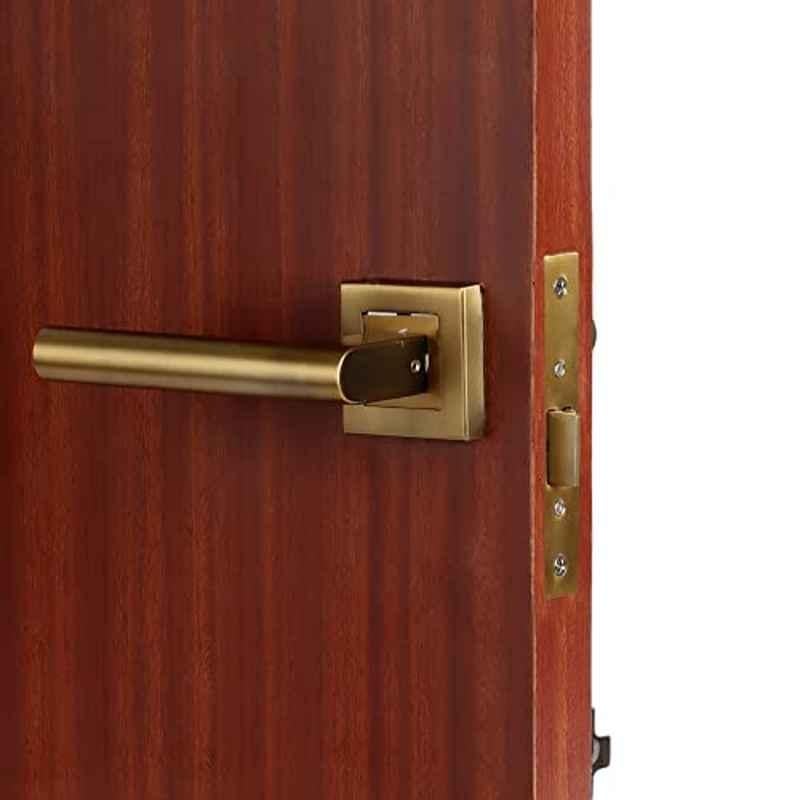 Saze Stainless Steel 304 Matt Antique Finish Mortise Door Lock with Bolt Latch & Pull Handle for Home & Office, SZ-MG301-BT-ANT