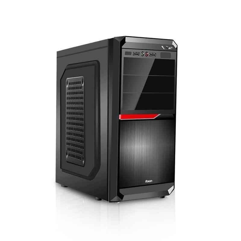 Foxin Marvel Desktop Computer Case Cabinet with Steel Metal Body, FOXCAB0290