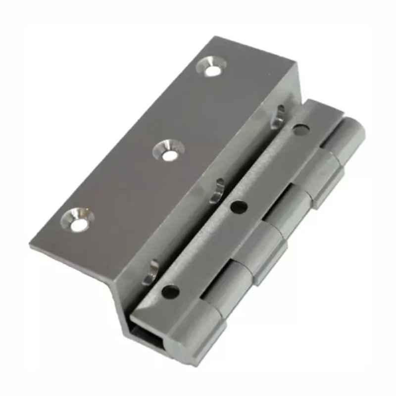 RiseOm 3x0.37 inch Brass Satin Silver Finish L Hinge, AM-BXY7-LBW1 (Pack of 10)