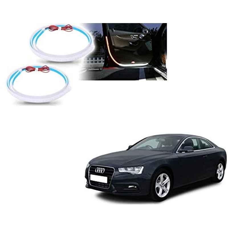 Kozdiko 2 Pcs 120cm Car Door Opening Warning LED Strips Safety Light Set for Audi A5