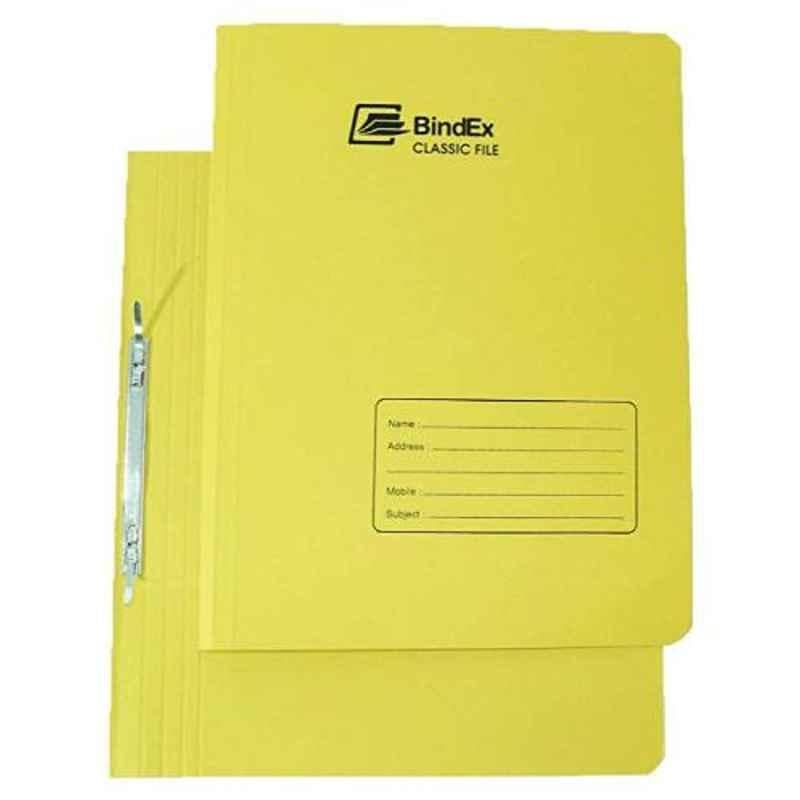 Bindex Yellow Laminated Office File, BNX10A1-Yellow-L (Pack of 10)