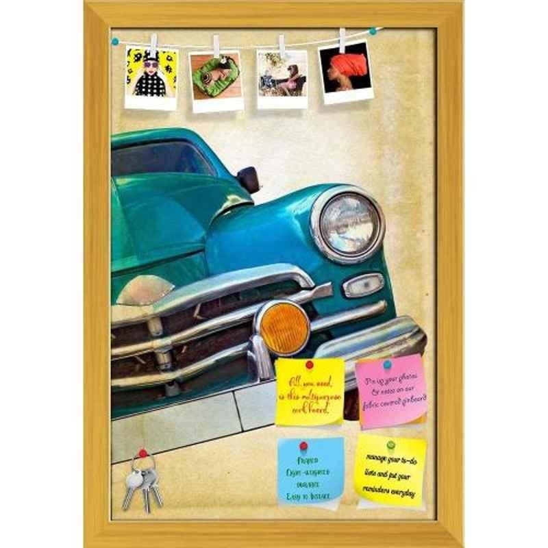 ArtzFolio 30.5x44.7x1cm Golden Printed Bulletin Notice Pin Soft Board, AZSAO10690974BLB_FR_L_01_GD