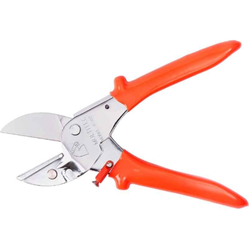 Multitec 210mm Stainless Steel Red Anvil Pruning Shears, PSA-02