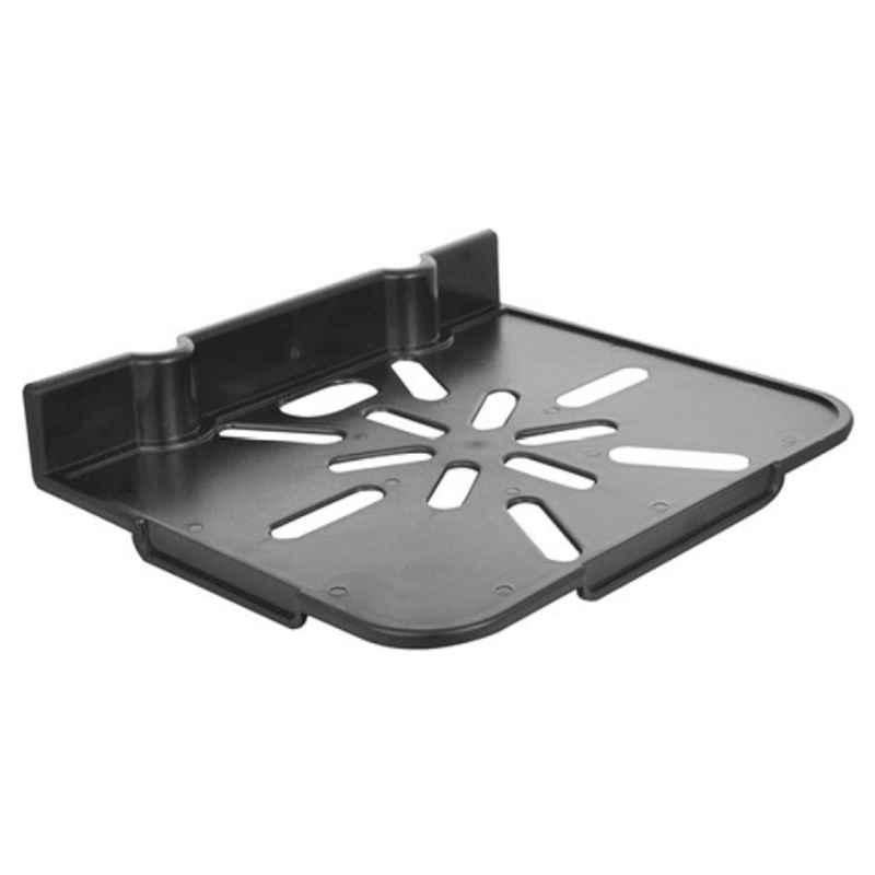Drizzle 26x21x4cm Black Set Top Box Shelve
