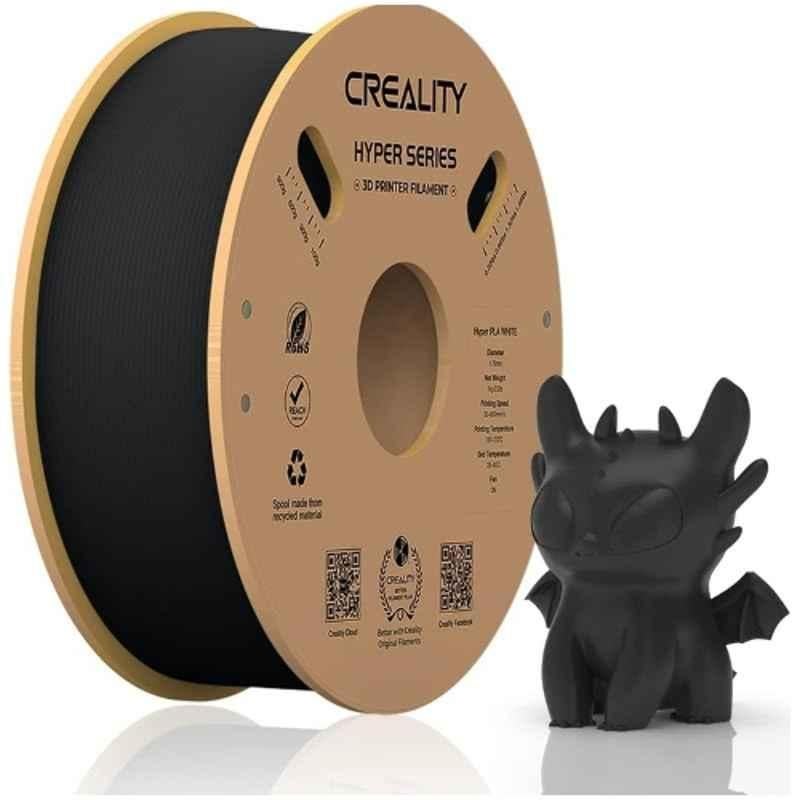 3Idea Creality Hyper Series 1kg 1.75mm PLA Black 3D Printing Filament, 3IDEA-CRE-HYPER-PLA-BLK