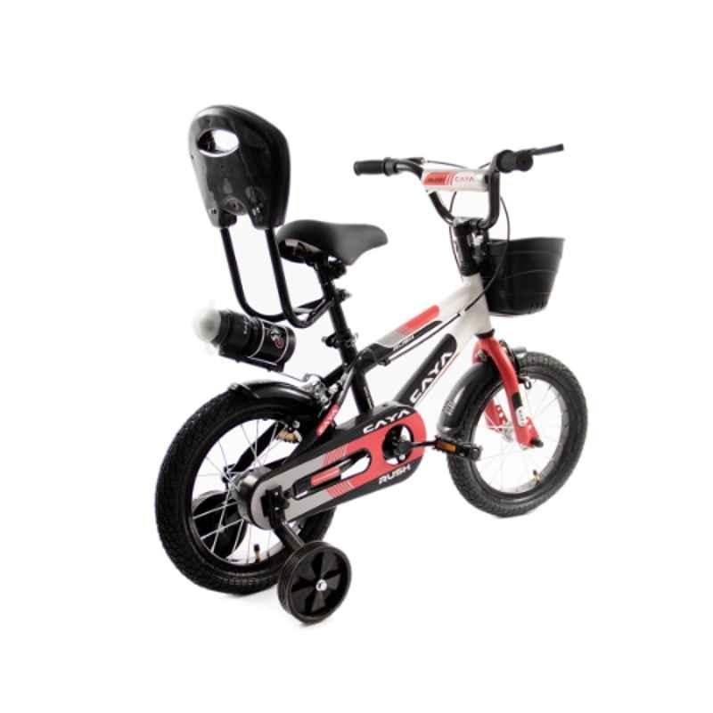 Caya Rush 16 Plastic Matt Red Kids Cycle, Tyre Size: 16 inch