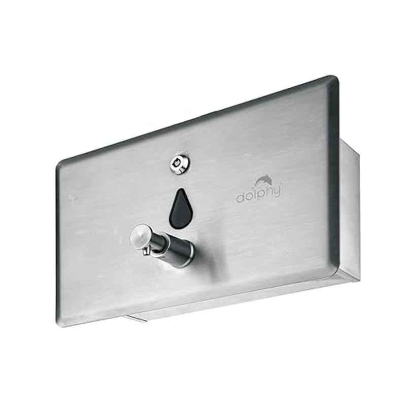 Dolphy 1400ml Stainless Steel 304 Silver Recessed Mounted Soap Dispenser, DSDR0147