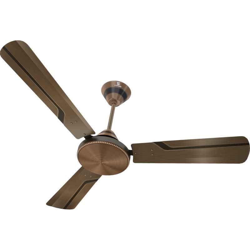 Standard 3 Blades Robusta 1200mm Antique Copper Black Ceiling Fan